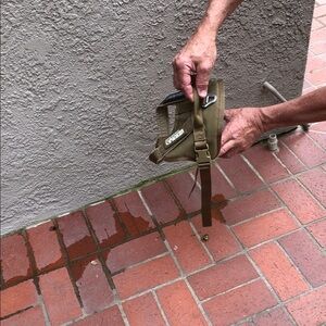 Military Green Dog Harness with Metal D-Ring